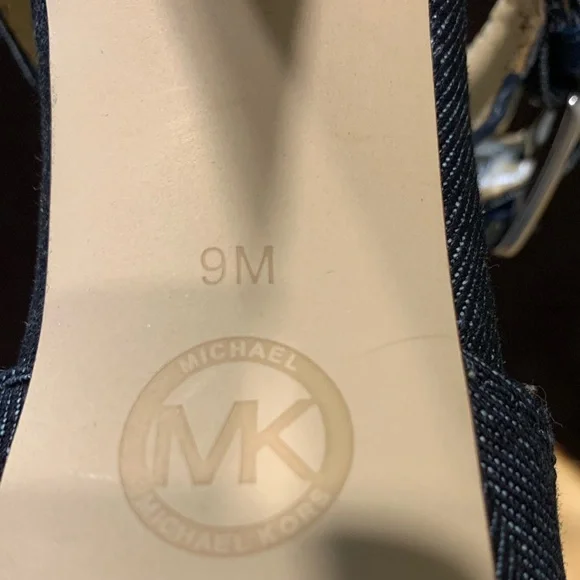 Michael Kors Denim Heels - Picture 3 of 9